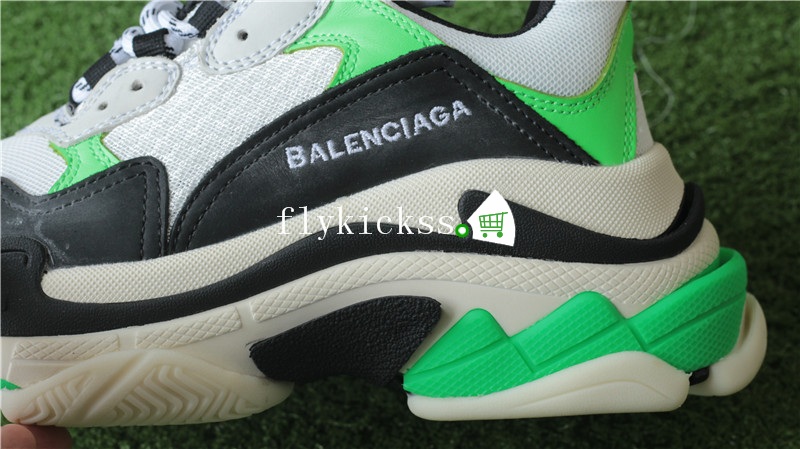 Balenciaga Triple S Mr Porter Neon Green 2018